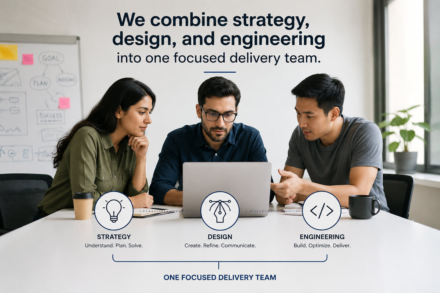 Gyro-Z strategy, design, and engineering delivery team visual